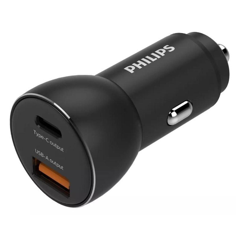 Cargador de Coche Philips DLP2521/ 2xUSB/ 36W