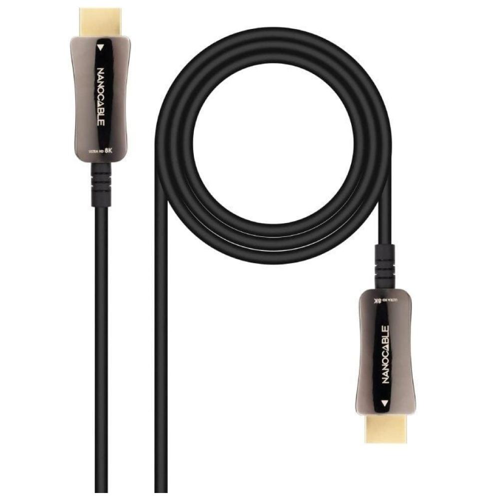 Cable HDMI 2.1 AOC 8K Nanocable 10.15.2115/ HDMI Macho - HDMI Macho/ 15m/ Negro