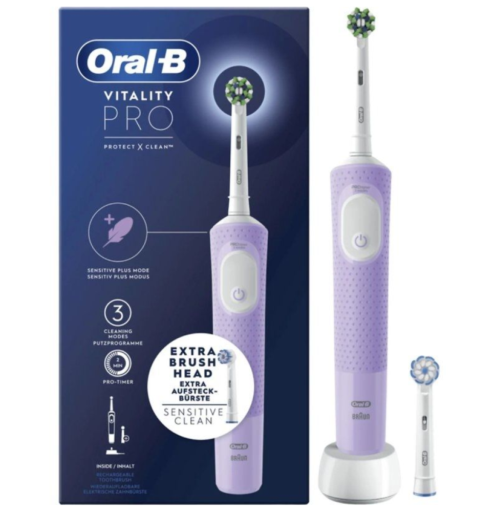 Cepillo Dental Braun Oral-B Vitality Pro/ Purpura