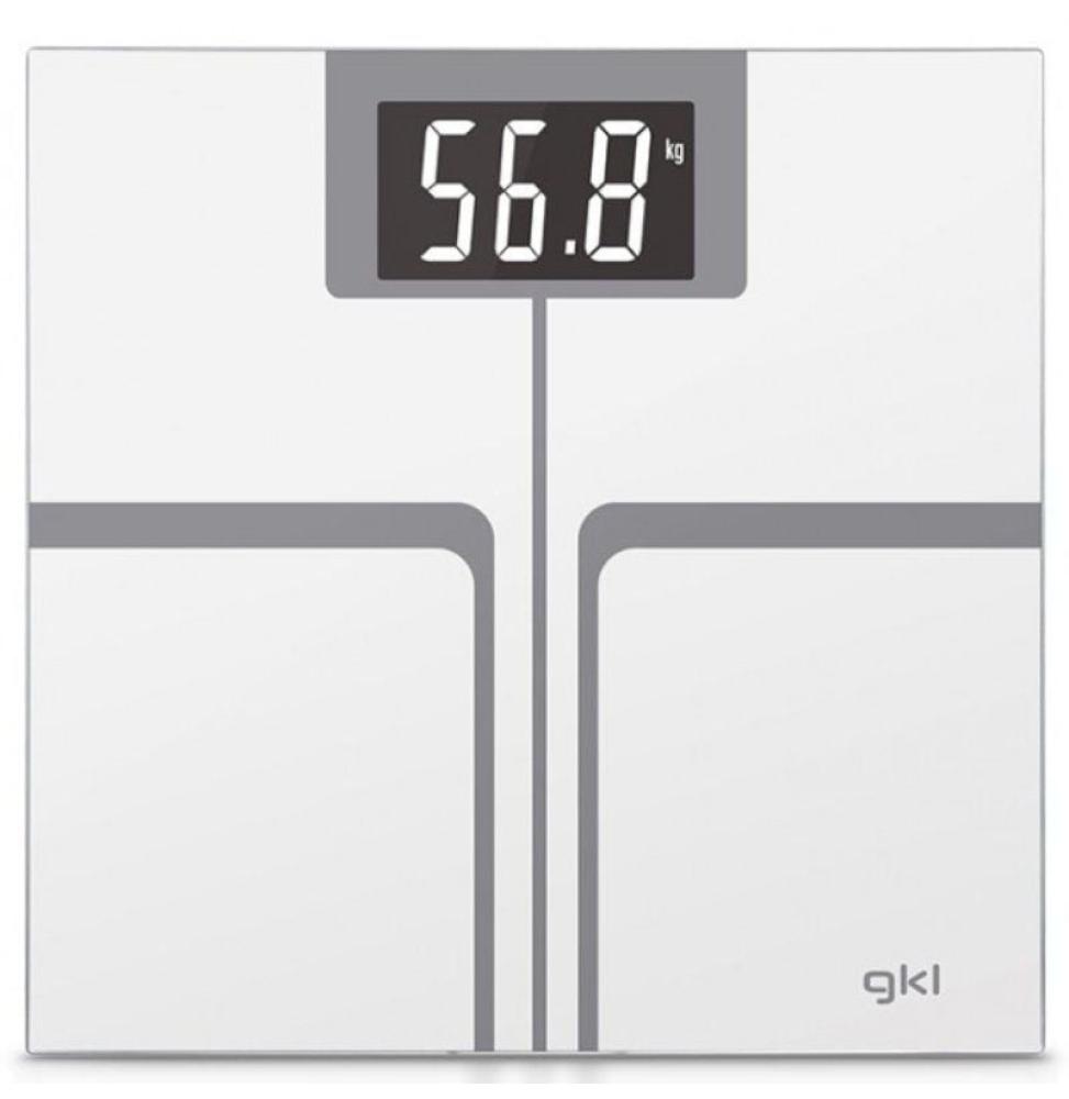 Báscula de Baño GKL Fitmax White/ Hasta 200kg