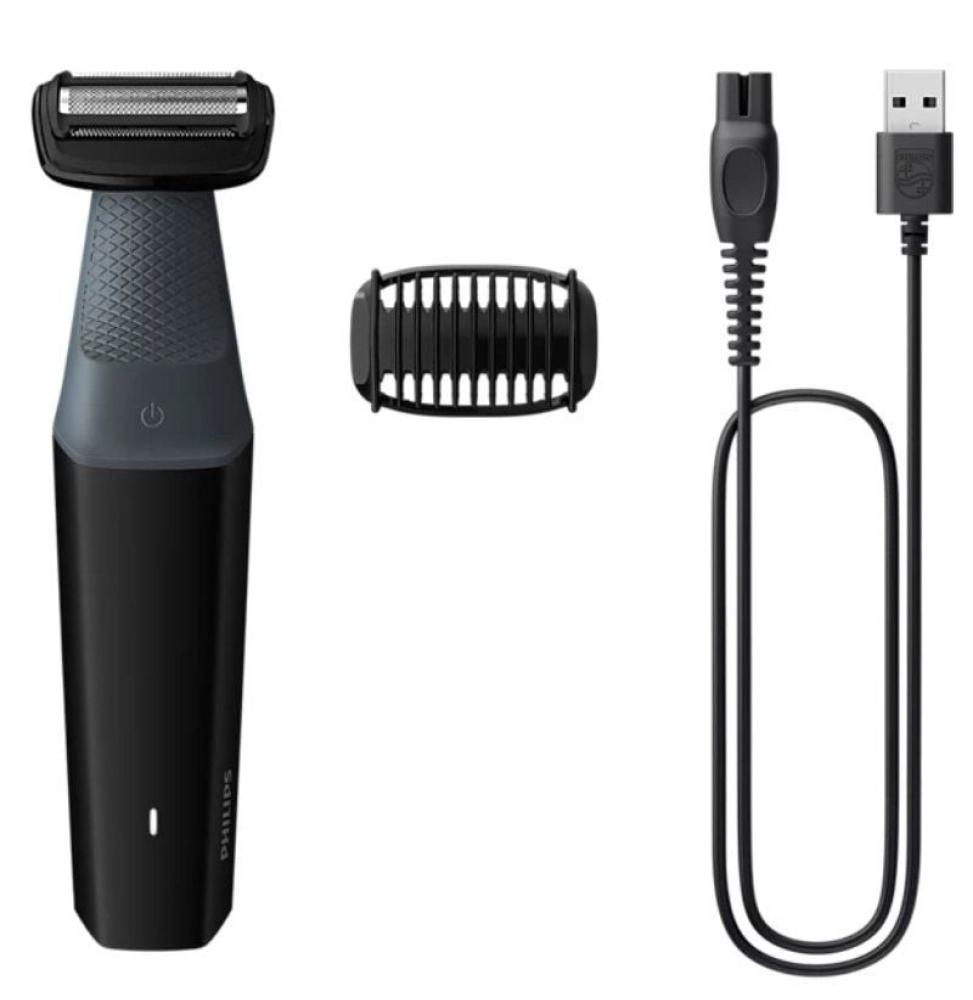 Afeitadora Philips Bodygroom Series 3000 BG3017/ con Batería/ 1 Accesorio