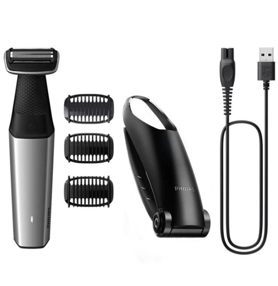 Afeitadora Philips Bodygroom Series 5000 BG5021/ con Batería/ 4 Accesorios