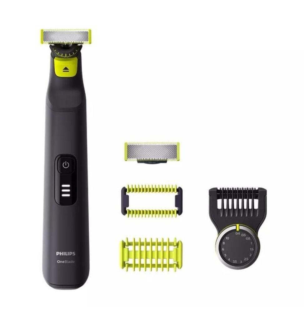 Cortabarbas + Recortadora Philips Oneblade Pro 360 QP6541/15/ con Batería/ 4 Accesorios