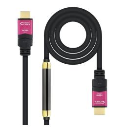 Cable HDMI Nanocable 10.15.3730/ HDMI Macho - HDMI Macho/ 30m/ Negro