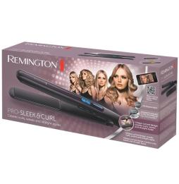 Plancha para el Pelo Remington Pro-Sleek & Curl S6505/ Negro