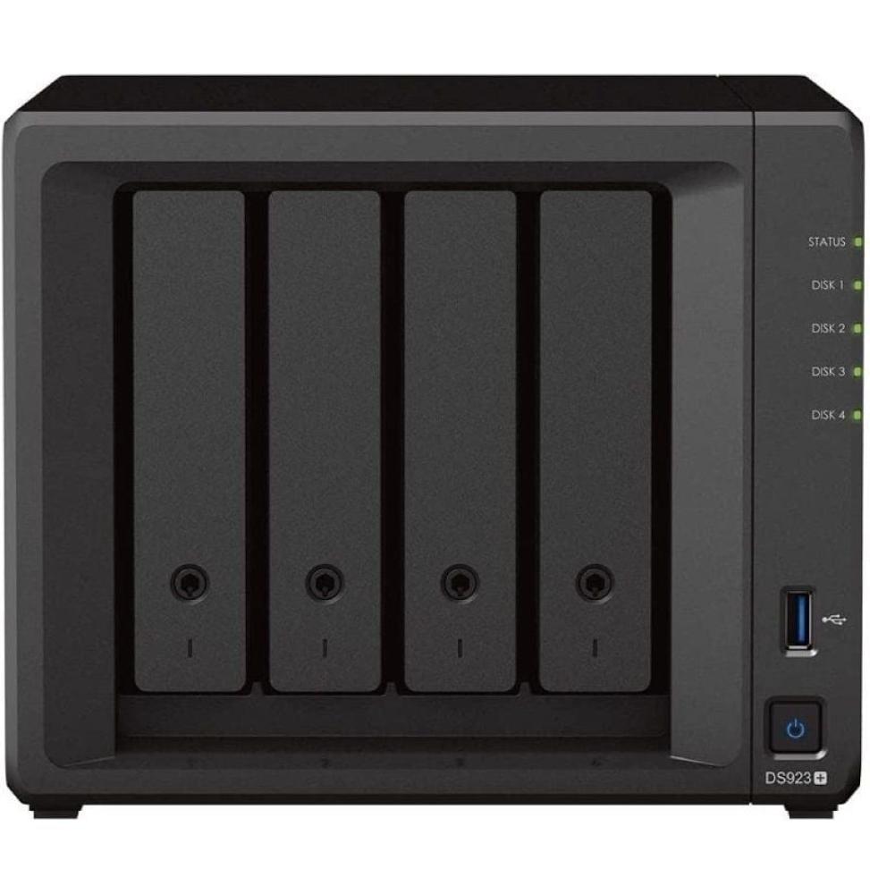 NAS Synology Diskstation DS923+/ 4 Bahías 3.5'- 2.5'/ 4GB DDR4/ Formato Torre