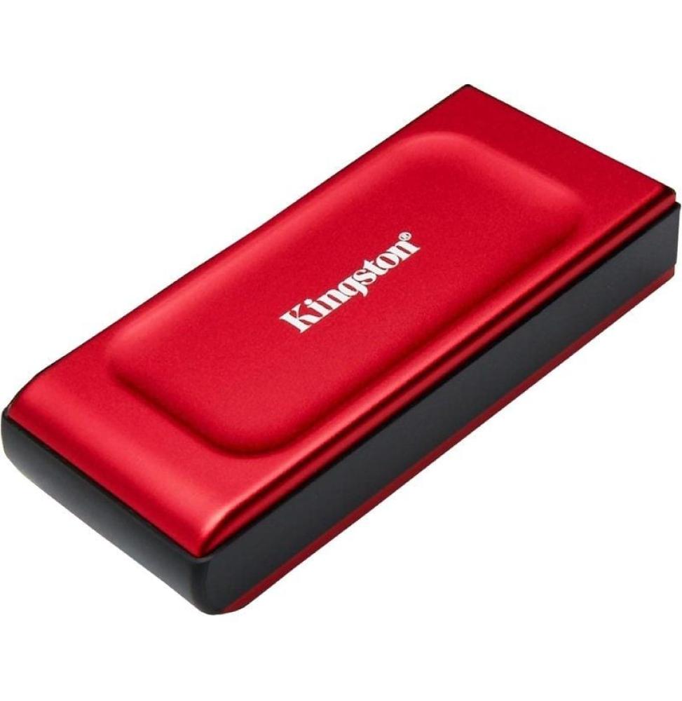 Disco Externo SSD Kingston XS1000 1TB/ USB 3.2/ Rojo