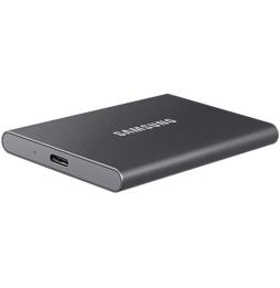 Disco Externo SSD Samsung Portable T7 4TB/ USB 3.2/ Gris