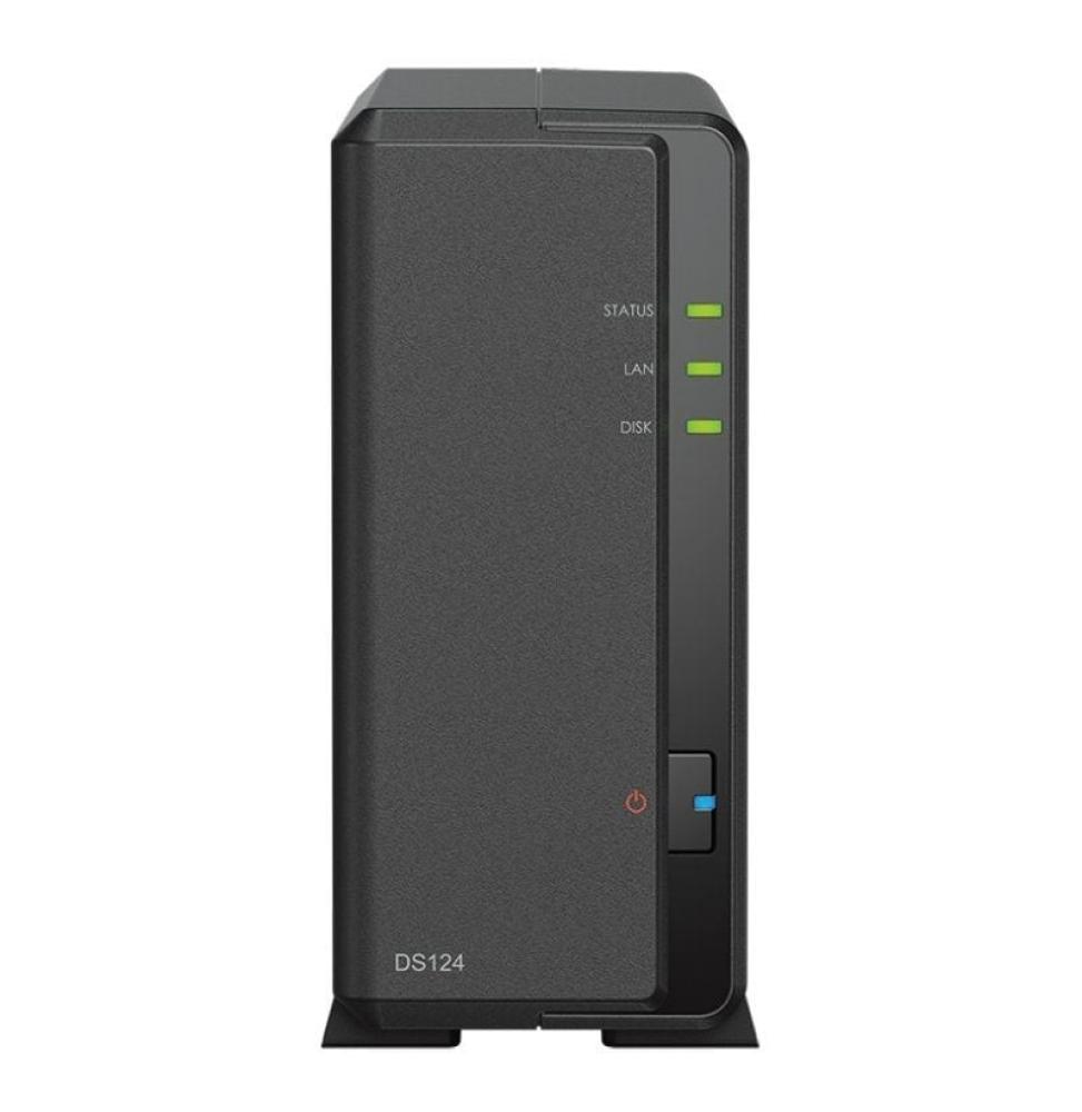 NAS Synology Diskstation DS124/ 1 Bahía 3.5'- 2.5'/ 1GB DDR4/ Formato Torre