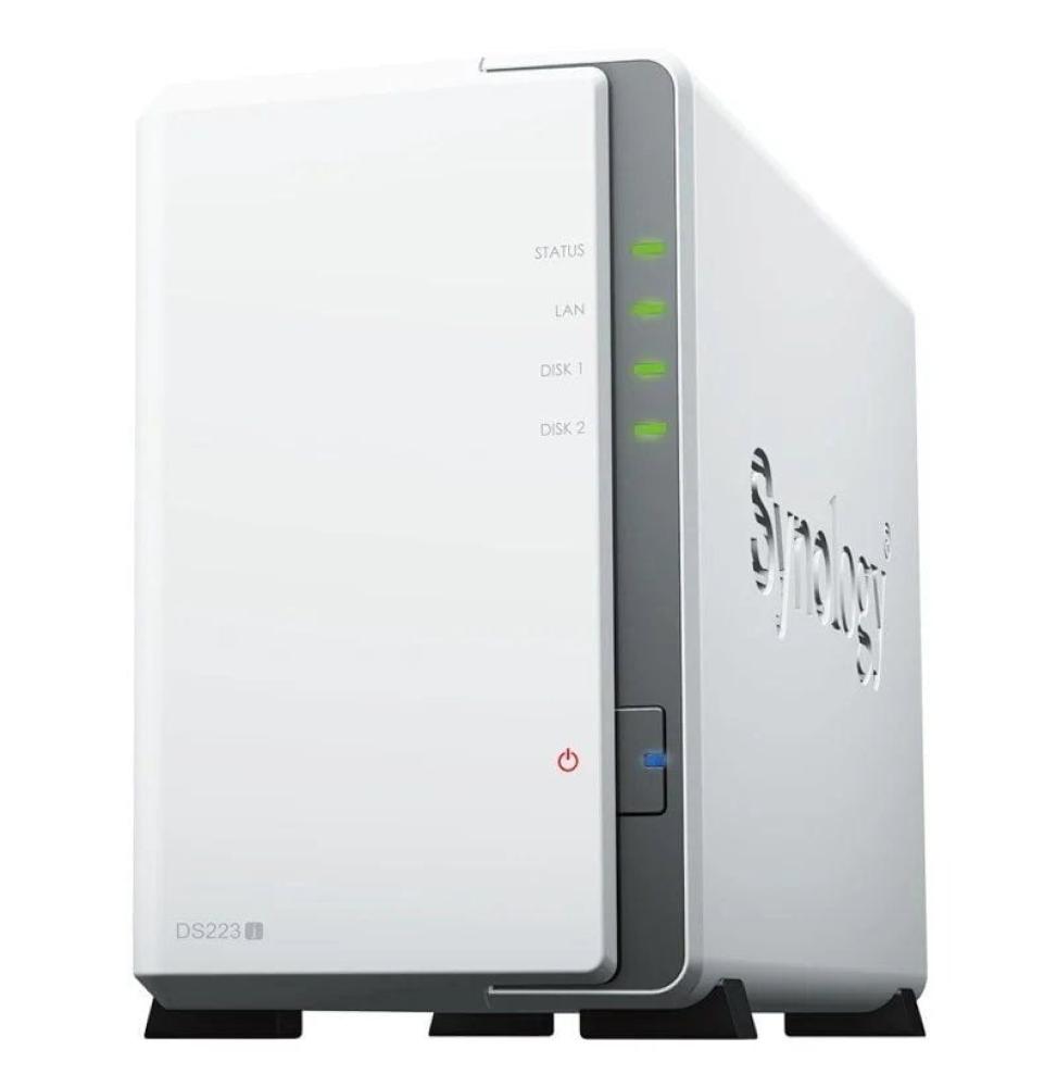 NAS Synology Diskstation DS223J/ 2 Bahías 3.5'- 2.5'/ 1GB DDR4/ Formato Torre