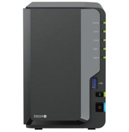 NAS Synology Diskstation DS224+/ 2 Bahías 3.5'- 2.5'/ 2GB DDR4/ Formato Torre