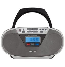 Radio CD Aiwa BoomBox BBTU-400SL/ 6W/ Plata