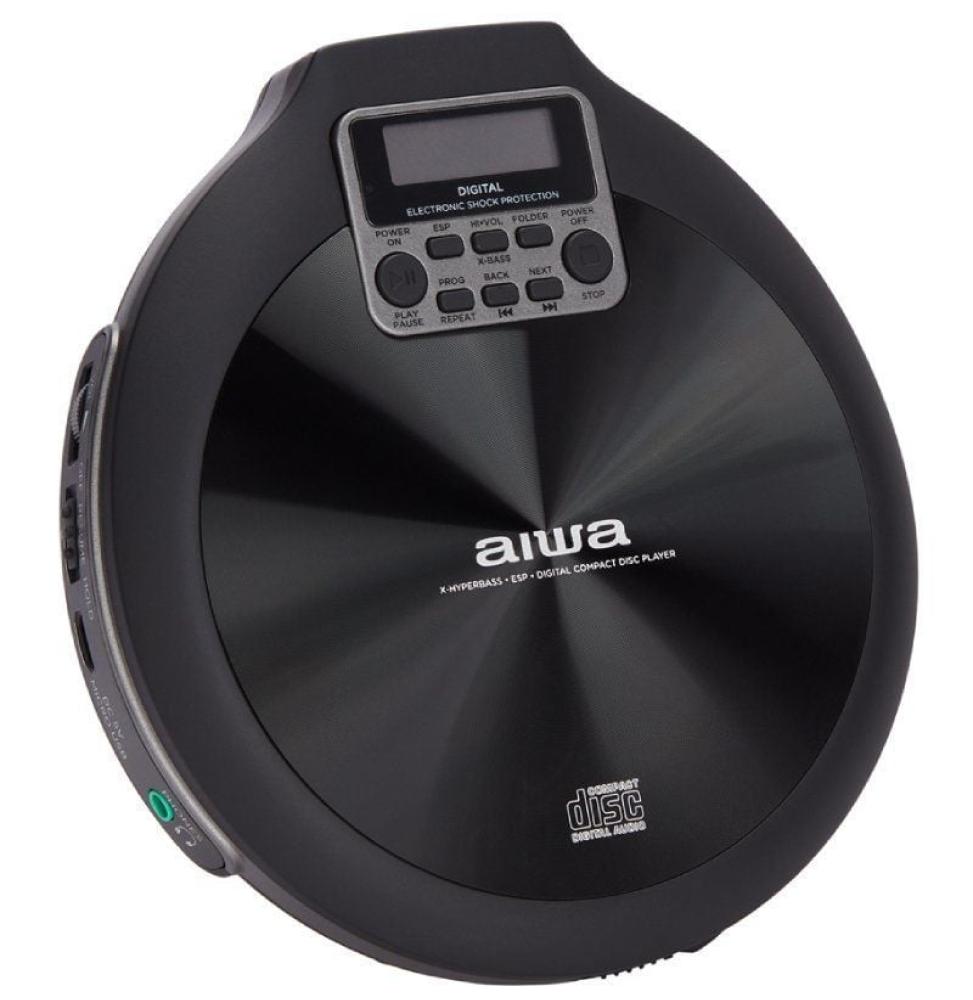 Reproductor de CD/CDR/MP3 Aiwa Walk PCD-810BK/ Negro