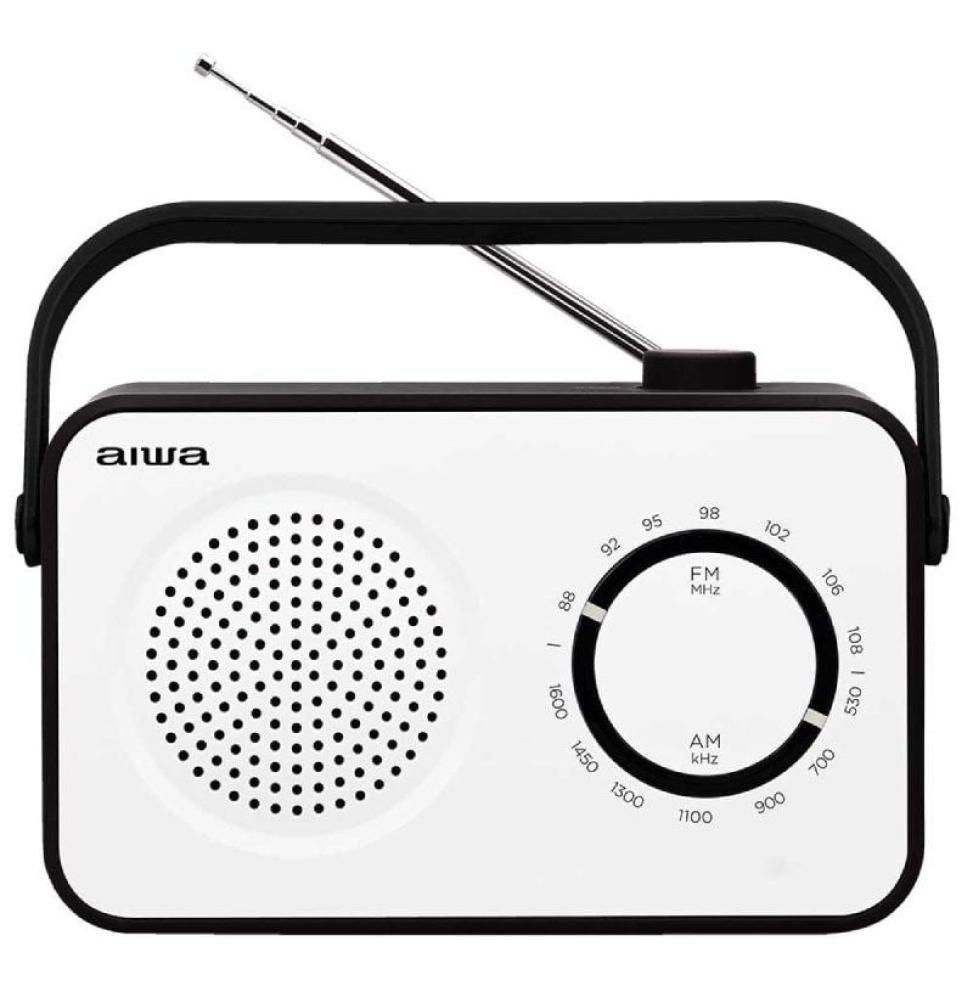 Radio Portátil Aiwa R-190BW/ 2W/ Blanco