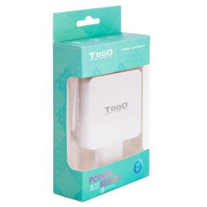 Cargador de Pared TooQ TQWC-2SC03WT/ 1xUSB Tipo-C/ 1xUSB/ 48W