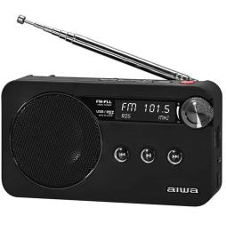 Radio Portátil Aiwa RS-77PLLBK/ Negra