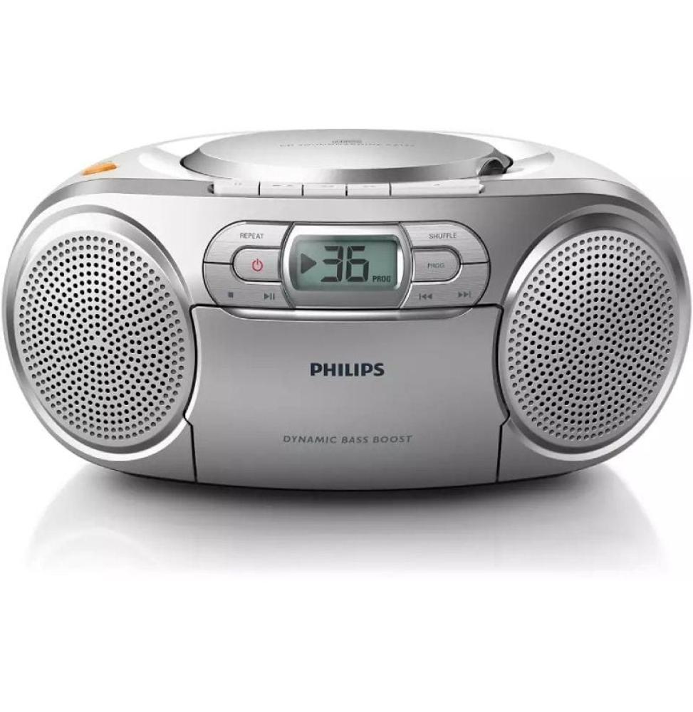 Radio CD Philips AZ127/12/ 2W/ Gris