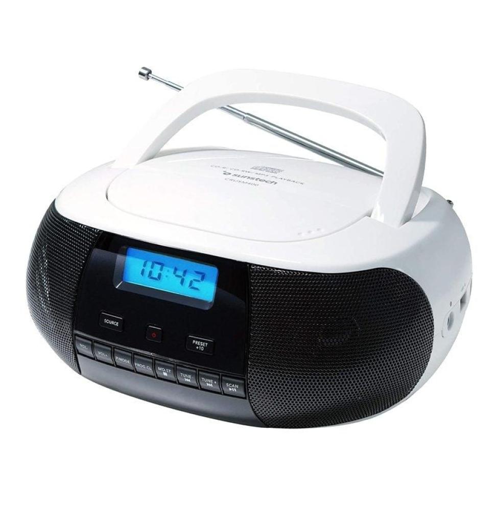 Radio CD Sunstech CRUSM400WT/ Blanca