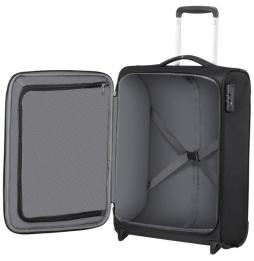 Maleta de Cabina American Tourister Crosstrack Upright 55cm/ 55x40x20cm/ 2 Ruedas/ Negra y Gris