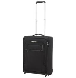 Maleta de Cabina American Tourister Crosstrack Upright 55cm/ 55x40x20cm/ 2 Ruedas/ Negra y Gris