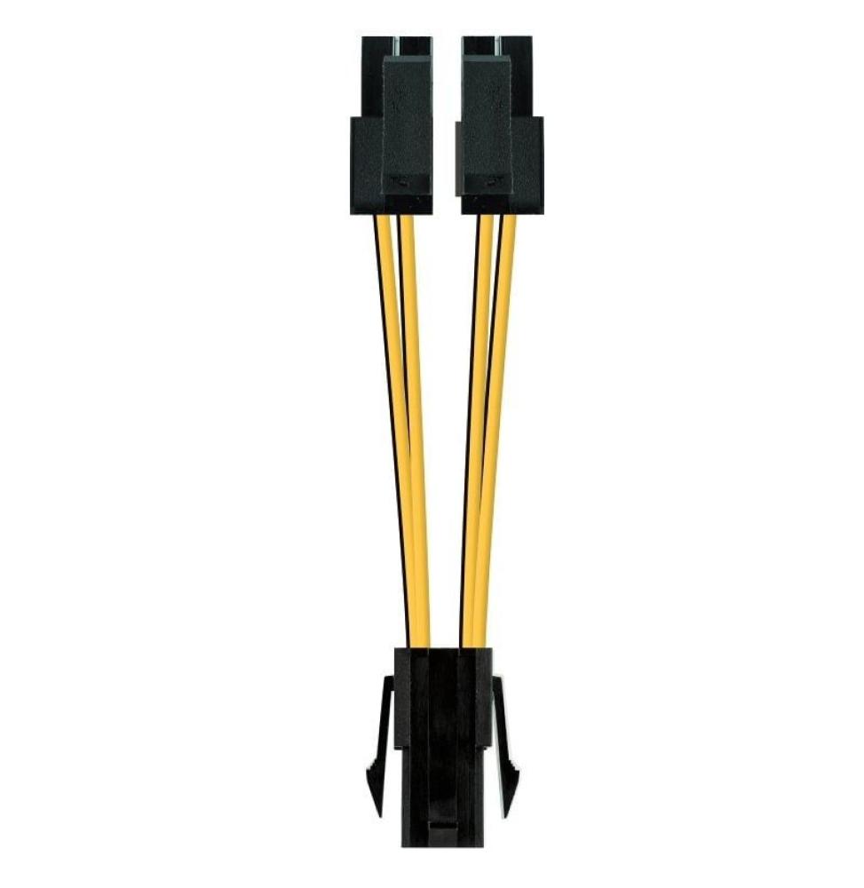 Cable de Alimentación Microprocesador Nanocable 10.19.1401/ Molex -4+4 PIN Macho - Molex 4 PIN Hembra/ 15cm