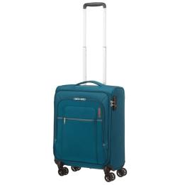 Maleta de Cabina American Tourister Crosstrack Spinner 55cm/ 55x40x20cm/ 4 Ruedas/ Marino y Naranja