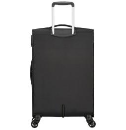 Maleta Mediana American Tourister Crosstrack Spinner Expansible 67cm/ 67.5x42x27.5cm/ 4 Ruedas/ Gris y Rojo