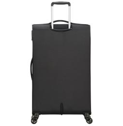 Maleta Mediana American Tourister Crosstrack Spinner Expansible 79cm/ 79x46.5x30.5cm/ 4 Ruedas/ Gris y Rojo