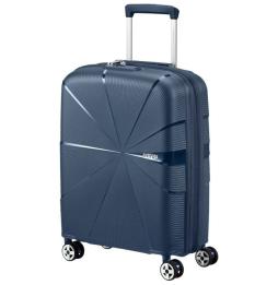 Maleta de Cabina American Tourister Starvibe Spinner 55cm/ 55x40x20cm/ 4 Ruedas/ Azul Marino