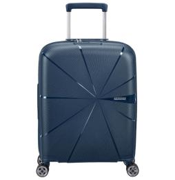 Maleta de Cabina American Tourister Starvibe Spinner 55cm/ 55x40x20cm/ 4 Ruedas/ Azul Marino