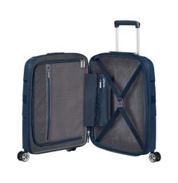 Maleta de Cabina American Tourister Starvibe Spinner 55cm/ 55x40x20cm/ 4 Ruedas/ Azul Marino