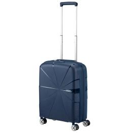 Maleta de Cabina American Tourister Starvibe Spinner 55cm/ 55x40x20cm/ 4 Ruedas/ Azul Marino