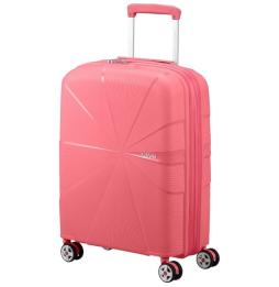 Maleta de Cabina American Tourister Starvibe Spinner 55cm/ 55x40x20cm/ 4 Ruedas/ Coral