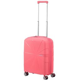 Maleta de Cabina American Tourister Starvibe Spinner 55cm/ 55x40x20cm/ 4 Ruedas/ Coral