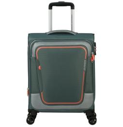 Maleta de Cabina American Tourister Pulsonic Spinner 55cm/ 55x40x23cm/ 4 Ruedas/ Verde Bosque Oscuro