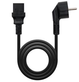 Cable Alimentación CPU Nanocable 10.22.0102-L2/ CEE7 Macho - C13 Hembra/ 2m/ Negro