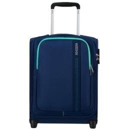 Maleta de Cabina American Tourister Sea Seeker Upright/ 45x36x20cm/ 2 Ruedas/ Marino Combate