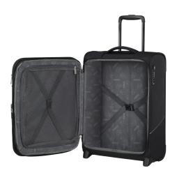 Maleta de Cabina American Tourister Upright SummerRide 55cm/ 55x40x20cm/ 2 Ruedas/ Negra