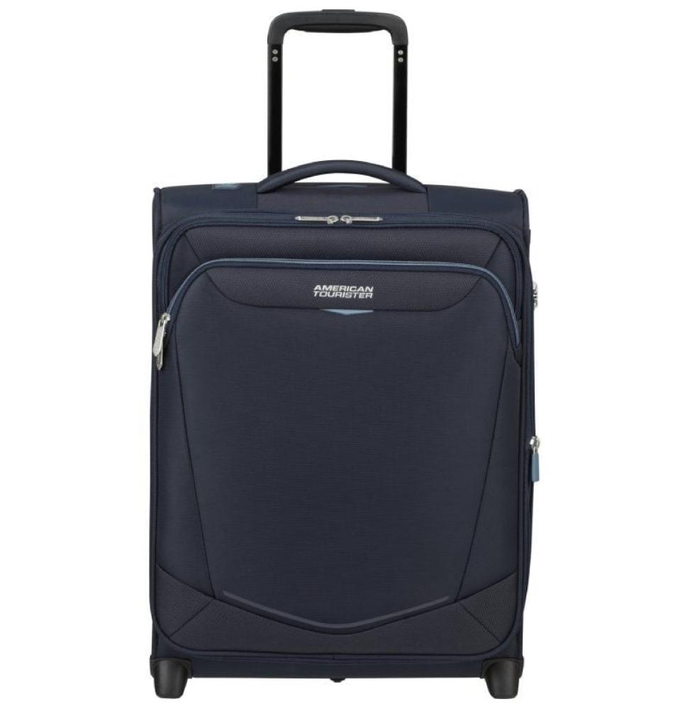 Maleta de Cabina American Tourister Upright SummerRide 55cm/ 55x40x20cm/ 2 Ruedas/ Azul Marino