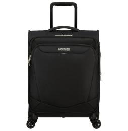 Maleta de Cabina American Tourister SummerRide Spinner 55cm/ 55x40x23cm/ 4 Ruedas/ Negra