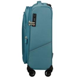 Maleta de Cabina American Tourister SummerRide Spinner 55cm/ 55x40x23cm/ 4 Ruedas/ Azul Brisa