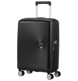 Maleta de Cabina American Tourister SoundBox Spinner 55cm/ 55x40x20cm/ 4 Ruedas/ Negra