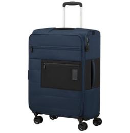 Maleta Mediana Samsonite Vaycay Spinner Expansible 66cm/ 66x43x30cm/ 4 Ruedas/ Azul Marino