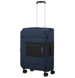 Maleta Mediana Samsonite Vaycay Spinner Expansible 66cm/ 66x43x30cm/ 4 Ruedas/ Azul Marino