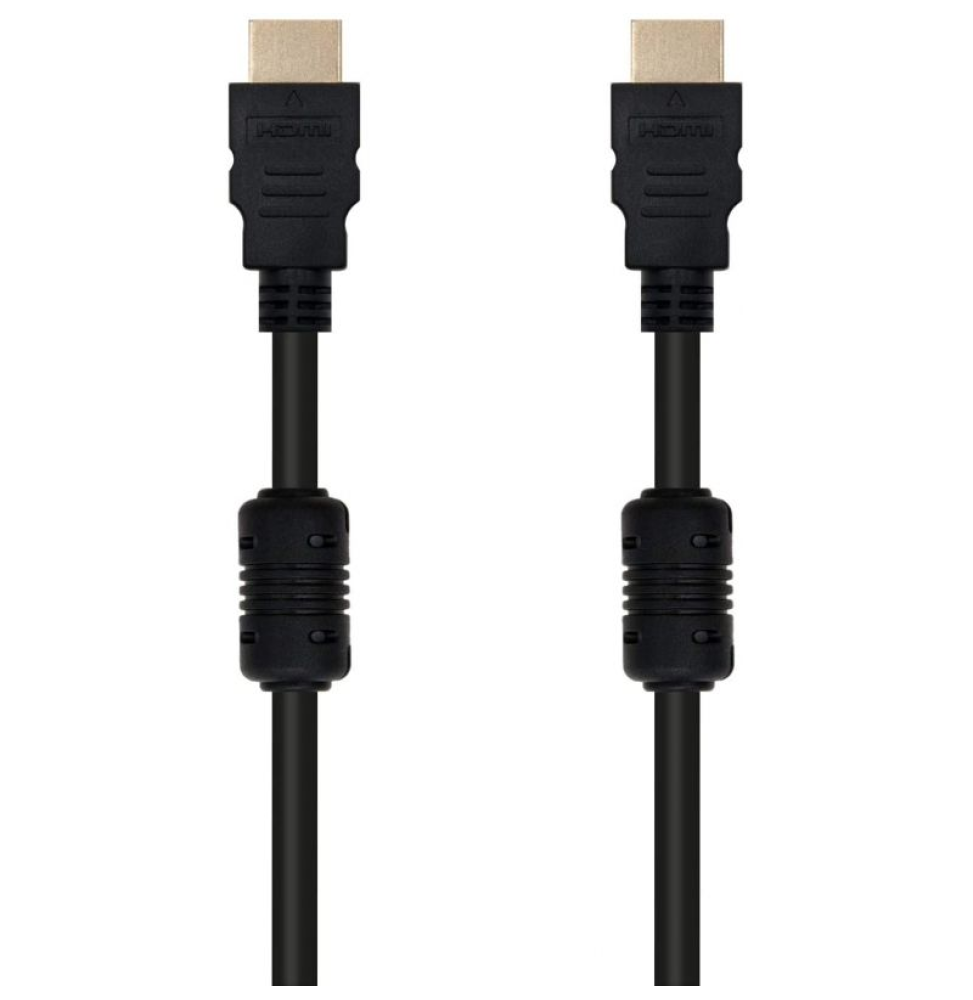 Cable HDMI 1.4 Nanocable 10.15.1810/ HDMI Macho - HDMI Macho/ 10m/ Negro