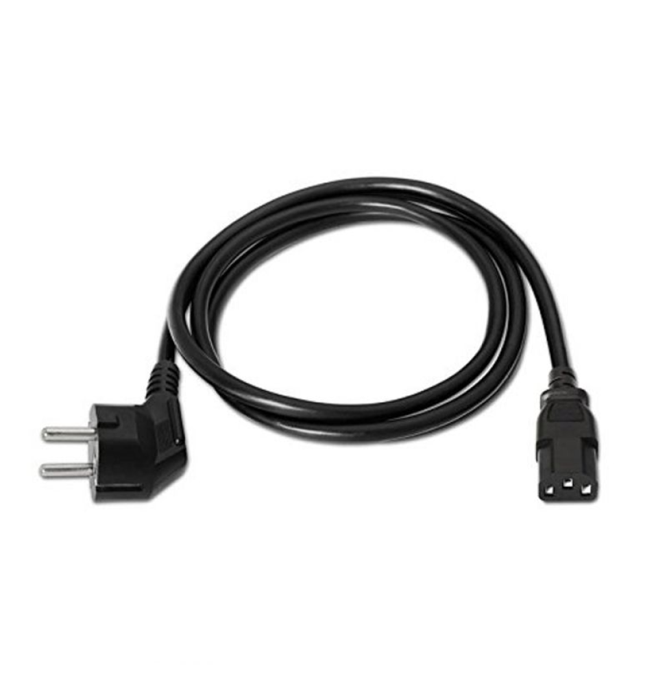 Cable Alimentación Nanocable 10.22.0102/ Schuko Macho - C13 Hembra/ 1.5m/ Negro