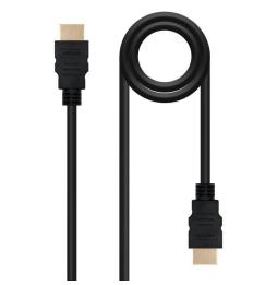 Cable HDMI 1.4 Nanocable 10.15.1710/ HDMI Macho - HDMI Macho/ 10m/ Negro