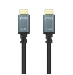 Cable HDMI 2.1 8K Nanocable 10.15.8000/ HDMI Macho - HDMI Macho/ 50cm/ Negro