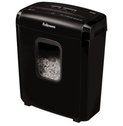 Destructora Fellowes 6M/ Minicorte de 4 x 12mm/ Negra