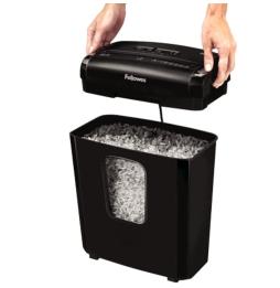 Destructora Fellowes 6M/ Minicorte de 4 x 12mm/ Negra